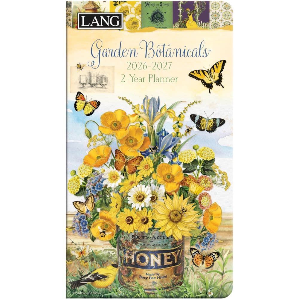 Garden Botanicals 2 Year 2026 Pocket Planner Main Image