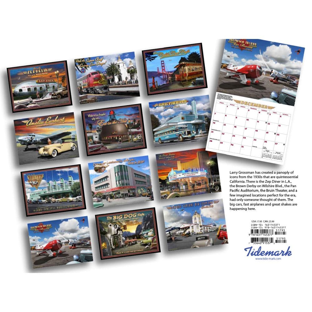 California Vintage 2025 Wall Calendar First Alternate Image width=&quot;1000&quot; height=&quot;1000&quot;