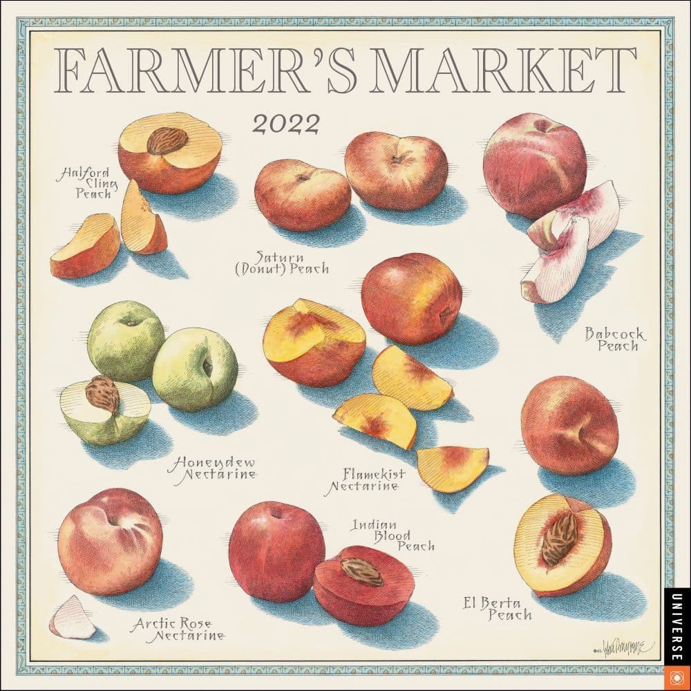 Farmers Market 2022 Wall Calendar - Calendars.com