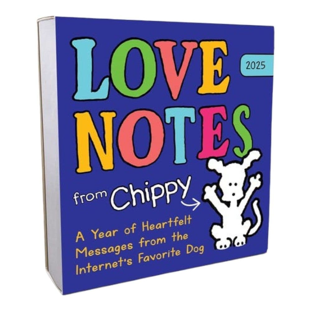 Love Notes from Chippy the Dog 2025 Desk Calendar Main Product Image width=&quot;1000&quot; height=&quot;1000&quot;