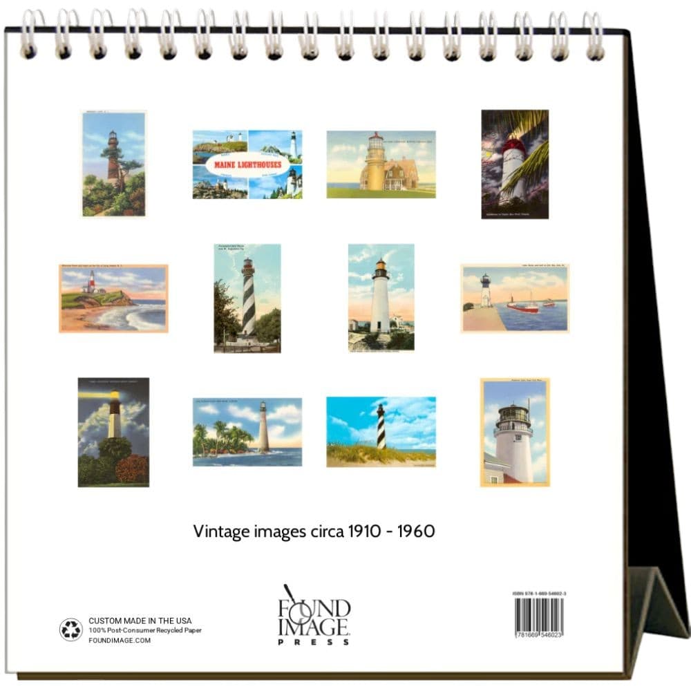 Lighthouses 2026 Easel Desk Calendar First Alternate Image
