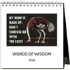 image Words to Live By 2026 Easel Desk Calendar Main Product image