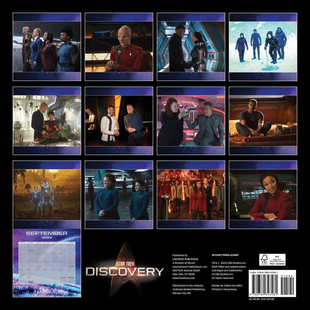 Star Trek Discovery 2024 Wall Calendar_ALT1
