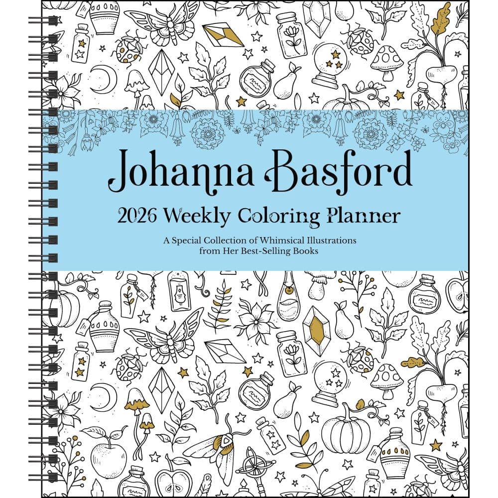 Johanna Basford Coloring 2026 Planner Main Product Image