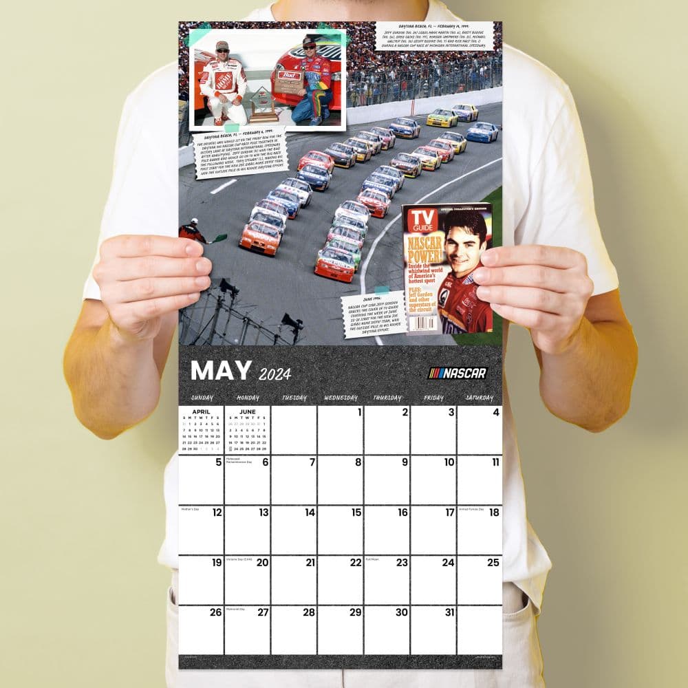 Stars of Nascar 2024 Wall Calendar