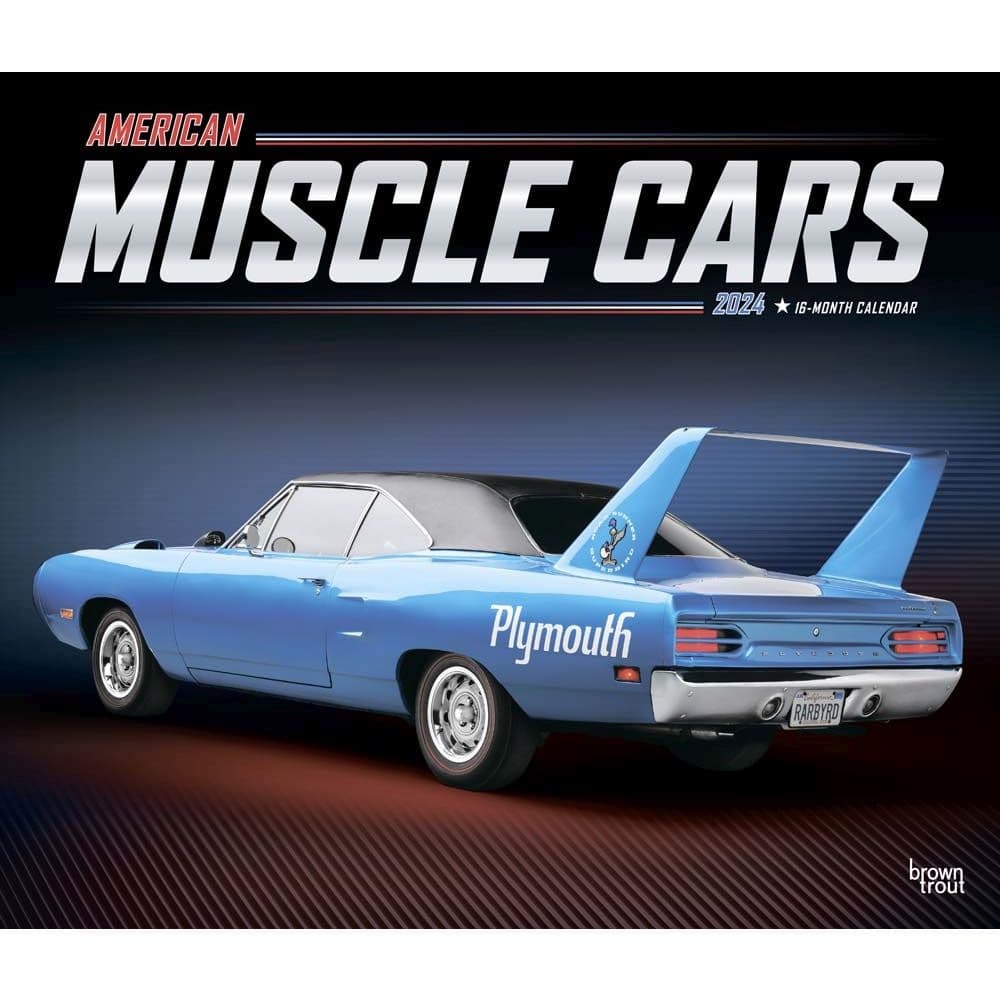 American Muscle Cars 2024 Wall Calendar - Calendars.com