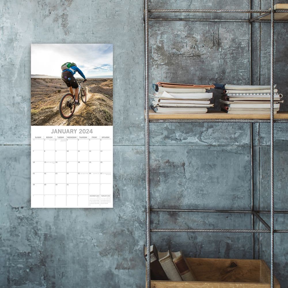 Mountain Biking 2024 Wall Calendar