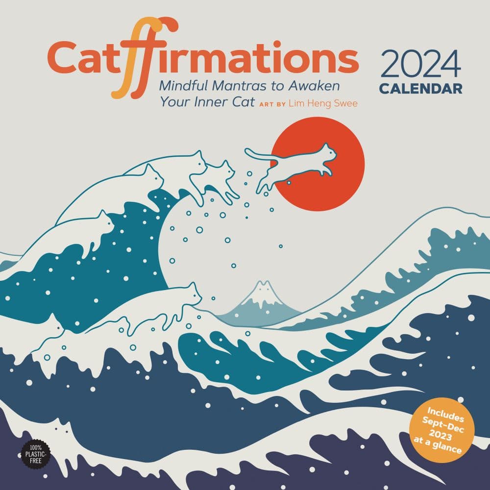 Catffirmations 2024 Wall Calendar Main Image
