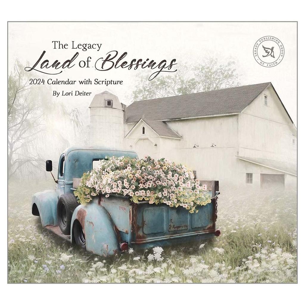 Land of Blessings 2024 Wall Calendar Main Product Image width=&quot;1000&quot; height=&quot;1000&quot;