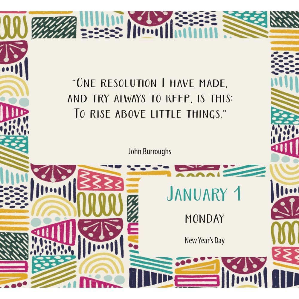 Be Good To Yourself 2024 Desk Calendar