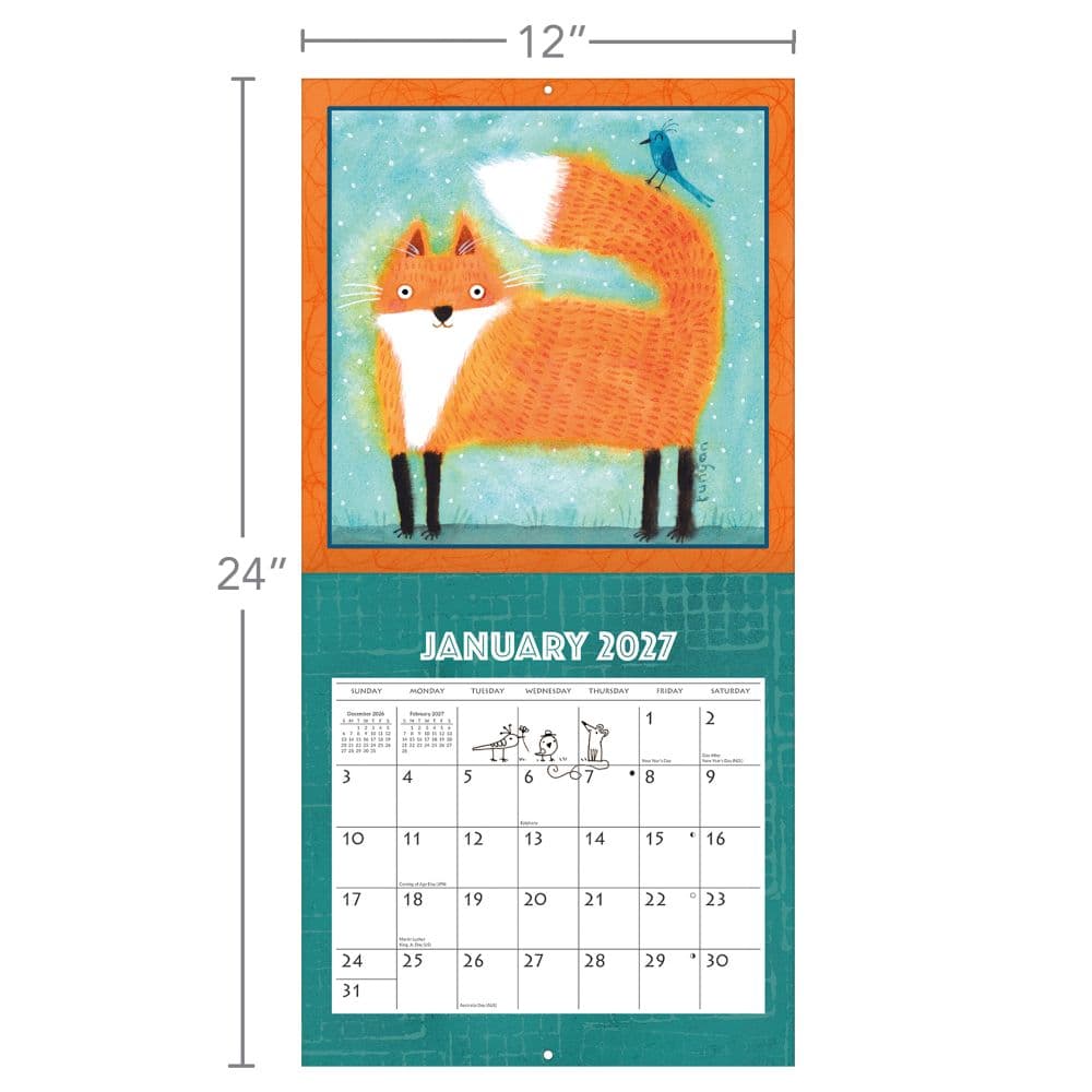Animals Great and Small 2027 Wall Calendar Third Alternate Image