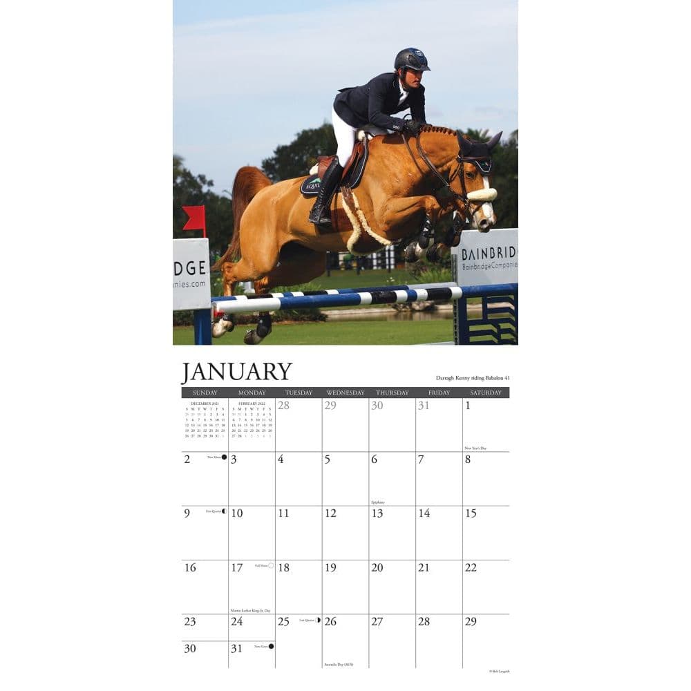 Hunter Jumper 2022 Wall Calendar - Calendars.com