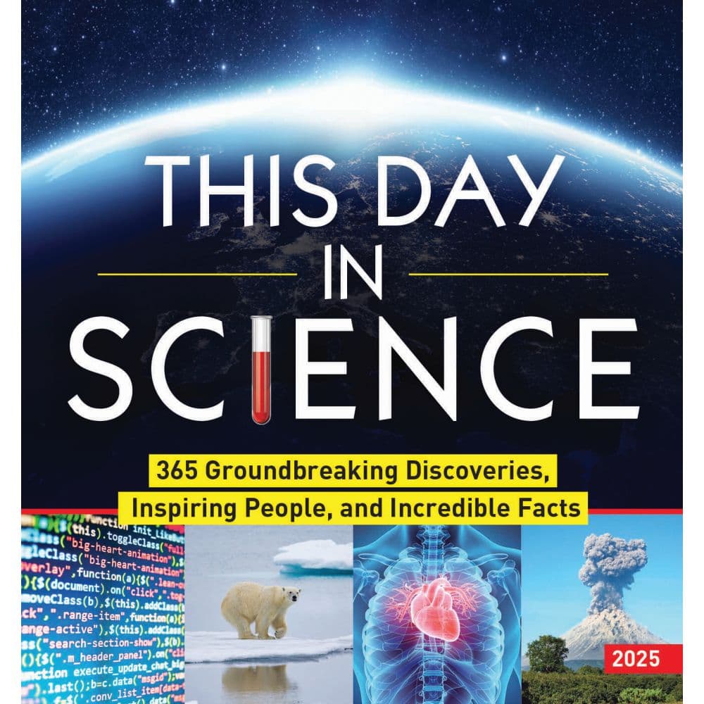 This Day in Science 2025 Desk Calendar Fifth Alternate Image width=&quot;1000&quot; height=&quot;1000&quot;