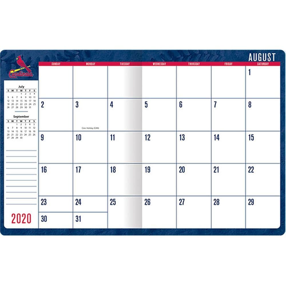 MLB St Louis Cardinals Monthly Planner - www.paulmartinsmith.com