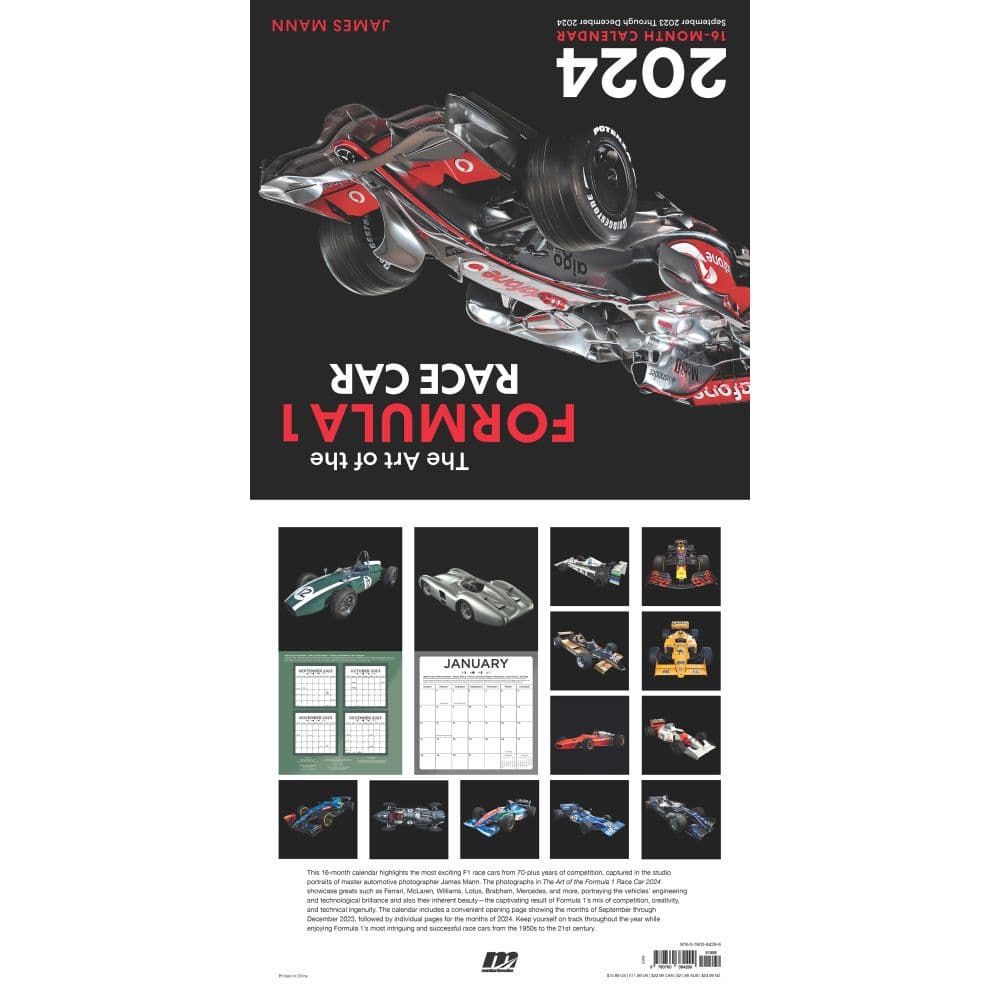 Formula 1 2024 Wall Calendar