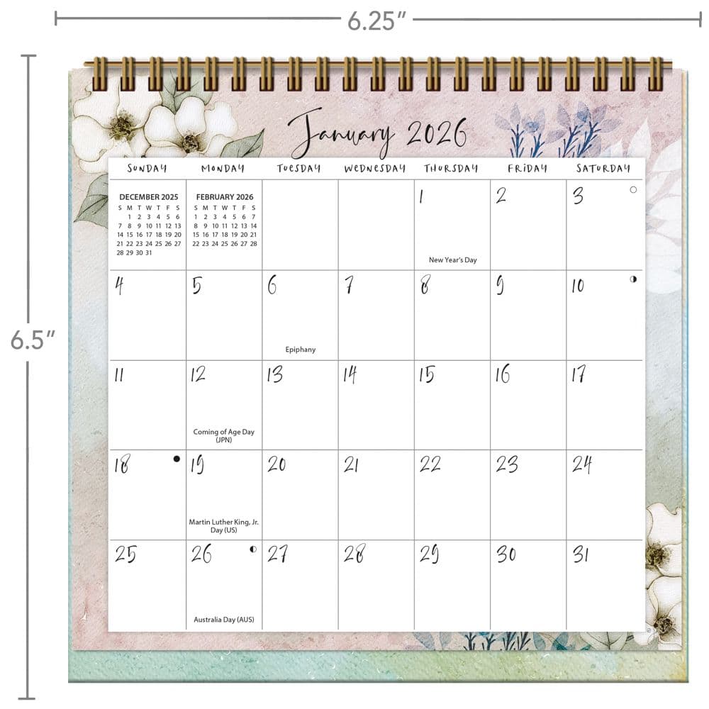 Country Pleasures 2026 Easel Desk Calendar by Joy Hall Third Alternate Image