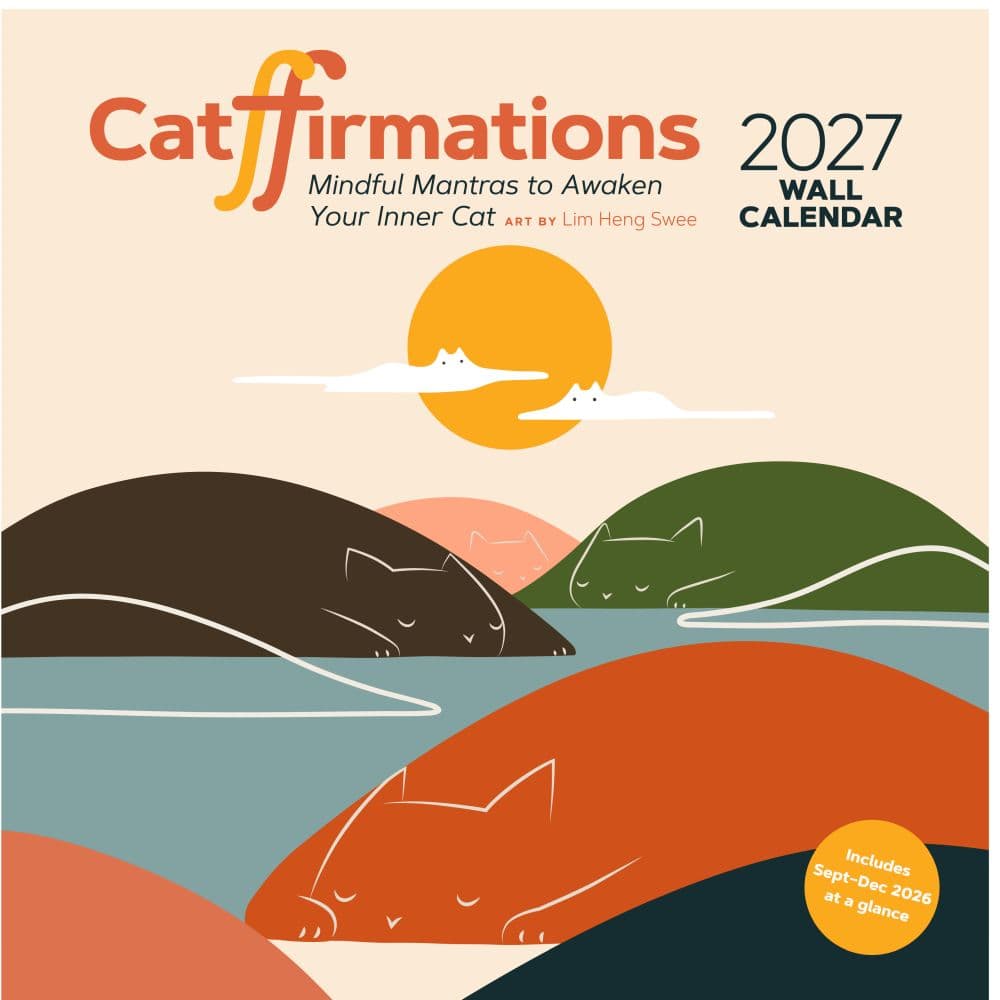 Catffirmations 2027 Wall Calendar Main Product Image