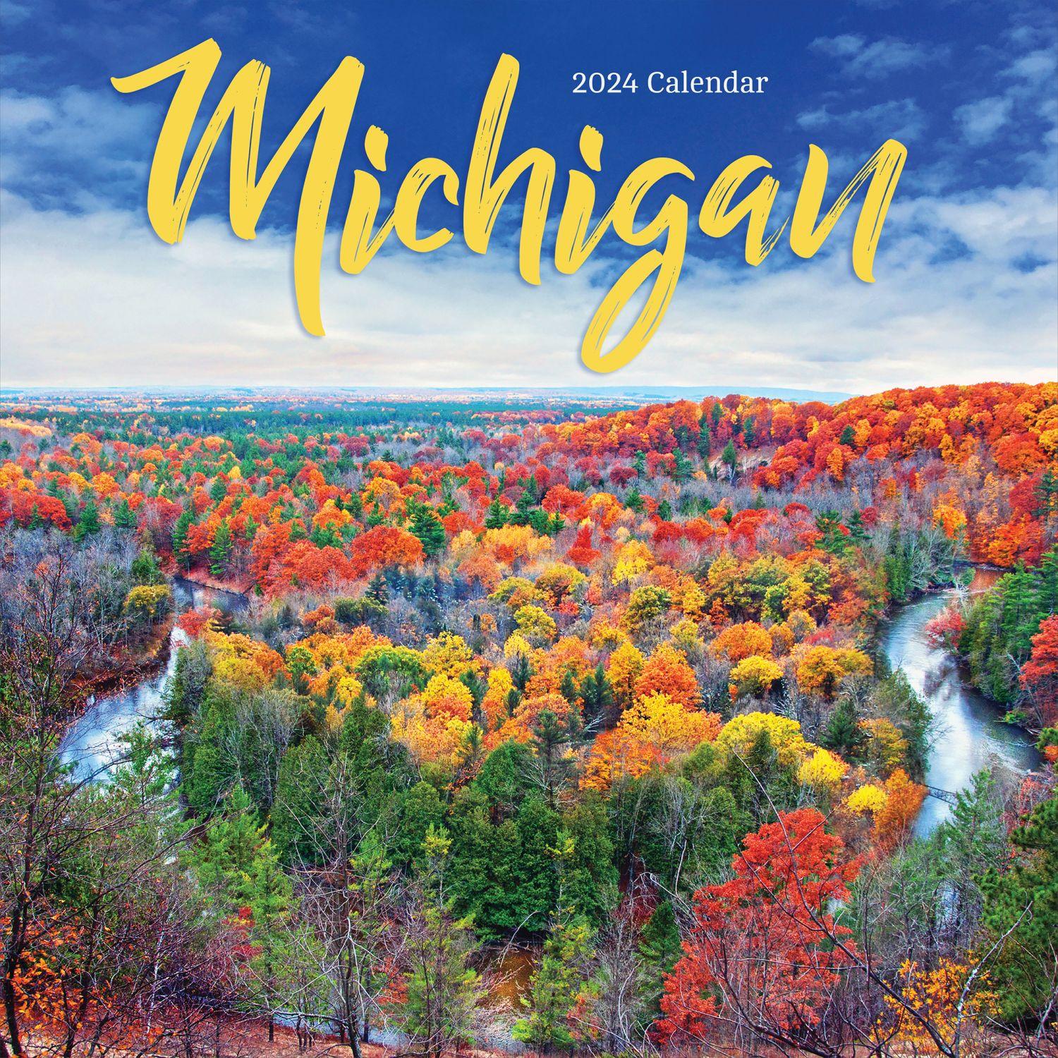 Michigan 2024 Wall Calendar