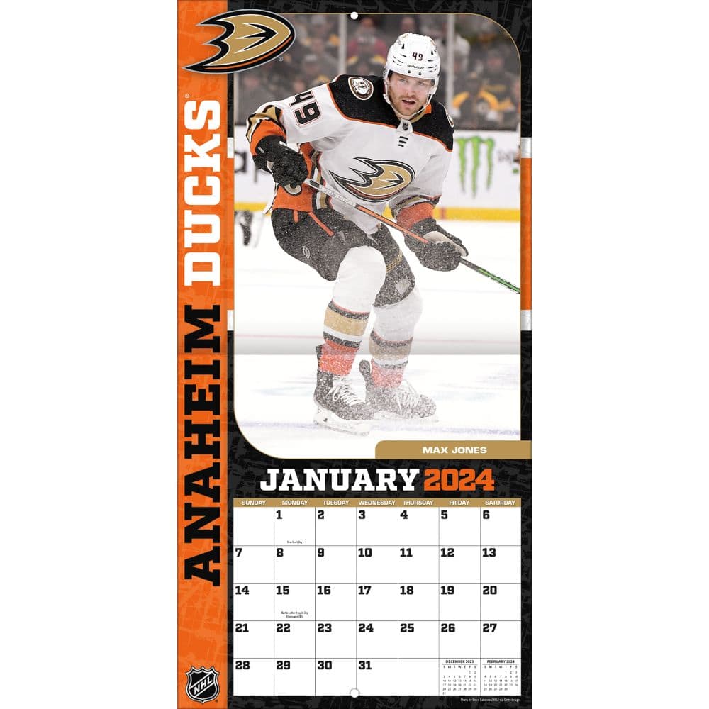 Anaheim Ducks 2024 Wall Calendar Second Alternate Image width=&quot;1000&quot; height=&quot;1000&quot;