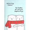 image Two Cute Bears Christmas Card First Alternate Image