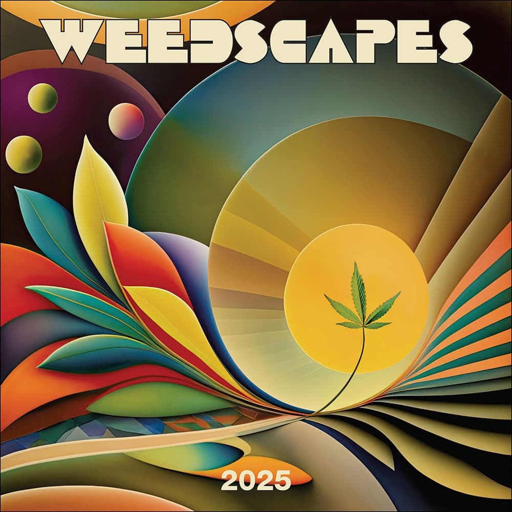 Weedscapes 2025 Wall Calendar Main Image