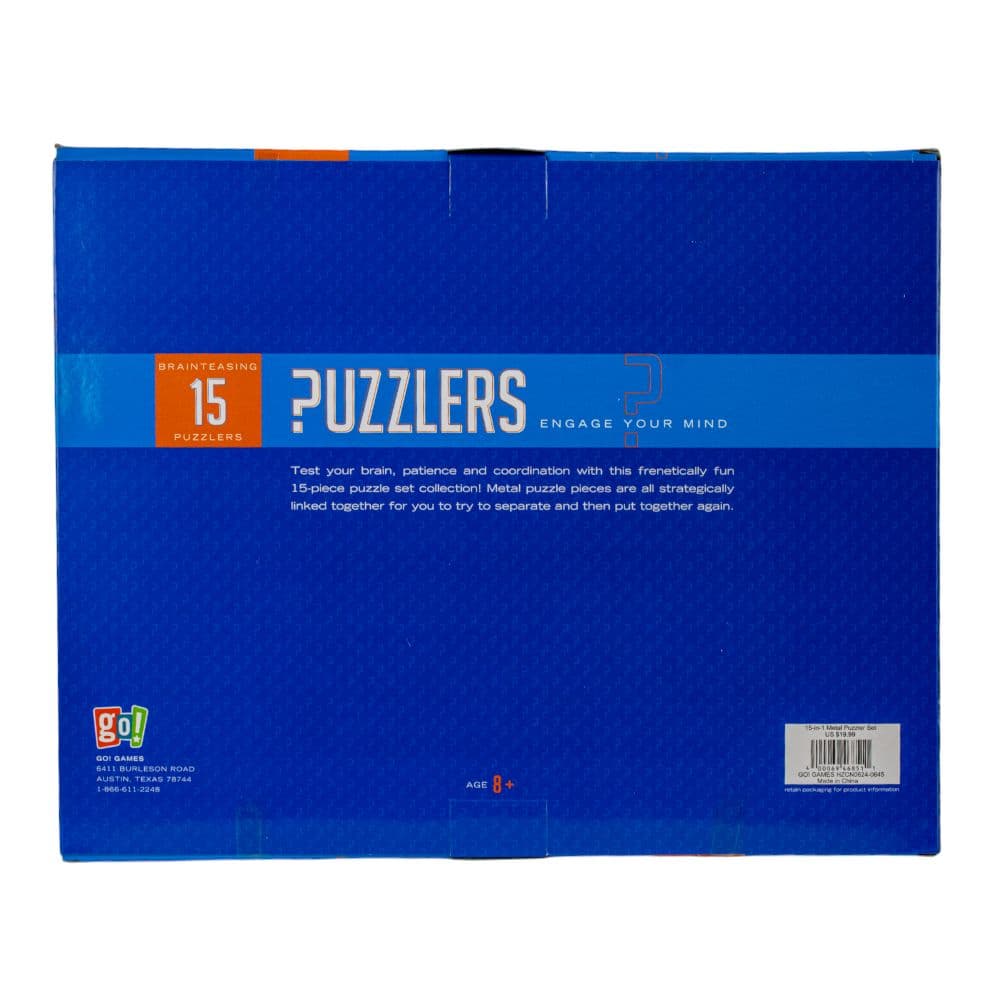 15-in-1 Metal Puzzler Set First Alternate Image