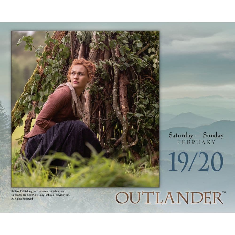 Outlander Calendar 2022 Outlander 2022 Desk Calendar - Calendars.com
