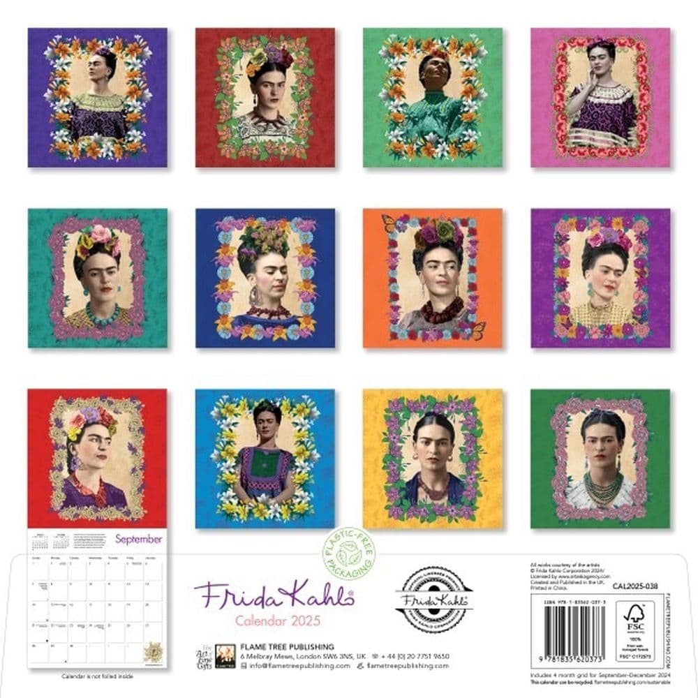 Frida Kahlo 2025 Wall Calendar First Alternate Image