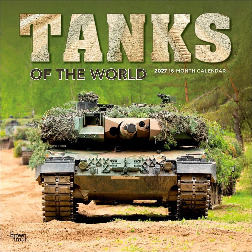 Tanks Of The World 2027 Wall Calendar Main Product Image
