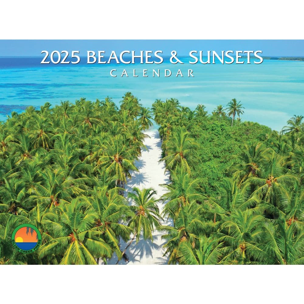 Sunsets and Beaches 2025 Wall Calendar Main Image