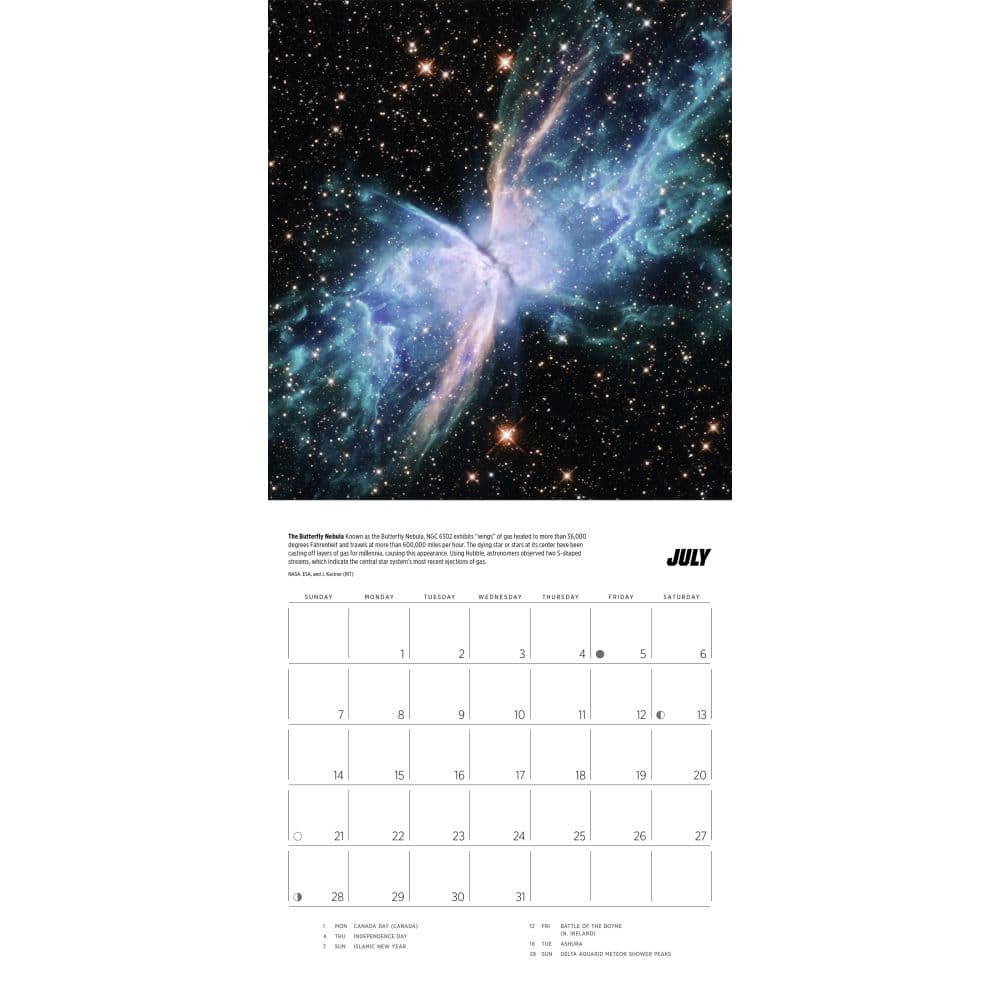 Space Hubble Telescope 2024 Mini Wall Calendar Second Alternate Image width=&quot;1000&quot; height=&quot;1000&quot;