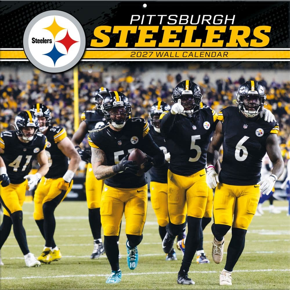 NFL Pittsburgh Steelers 2027 Wall Calendar Main Product Image