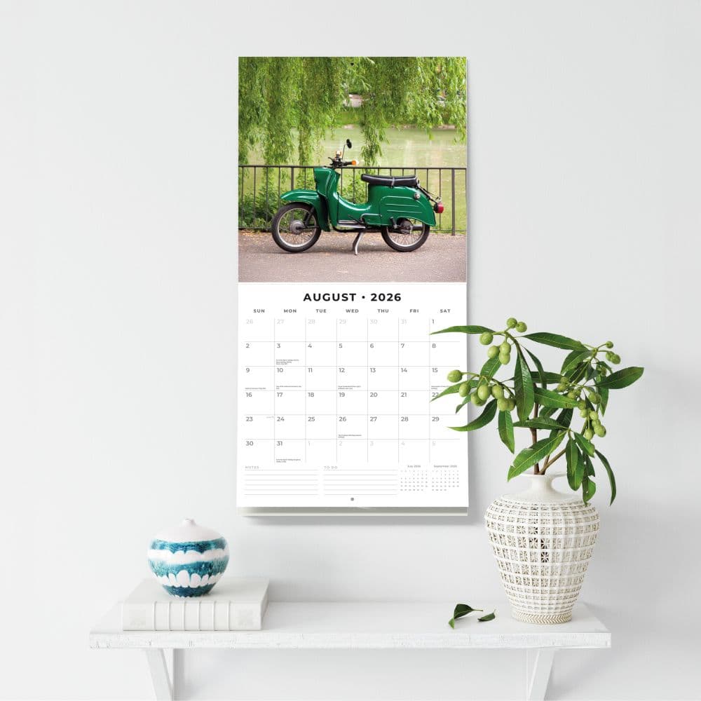 Scooters 2026 Wall Calendar Third Alternate Image