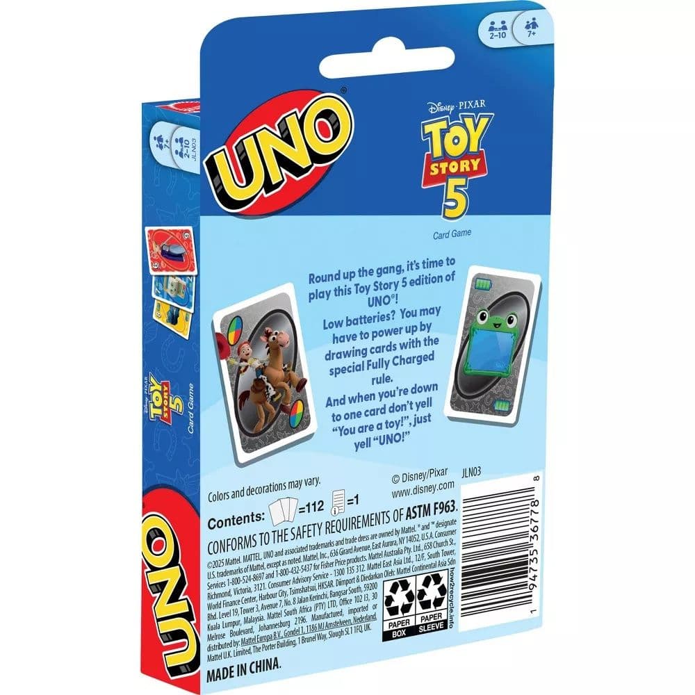 UNO Toy Story 5 Fourth Alternate Image