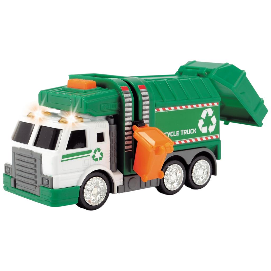 Recycling Truck with Lights and Sound Front of Truck