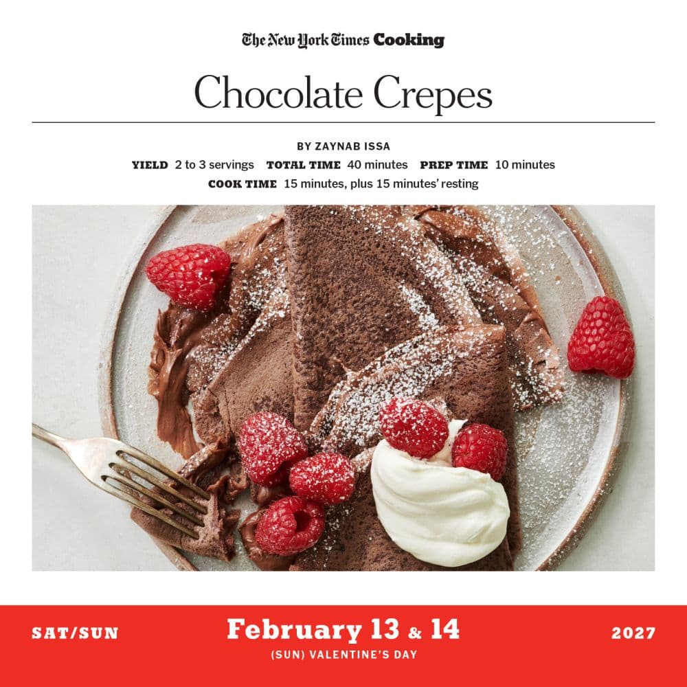 New York Times Cooking 2027 Page-A-Day Desk Calendar Fifth Alternate Image