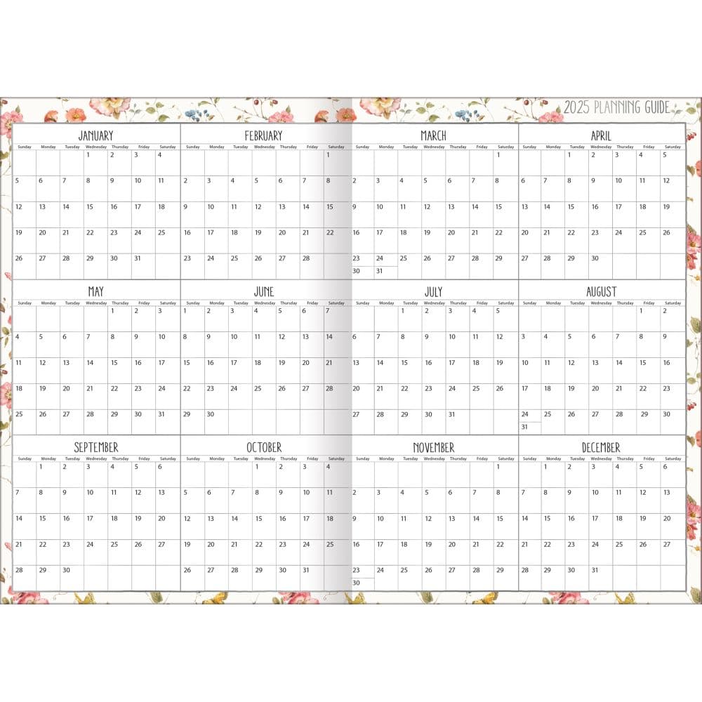 Watercolor Seasons 2025 Monthly Pocket Planner by Lisa Audit_ALT2