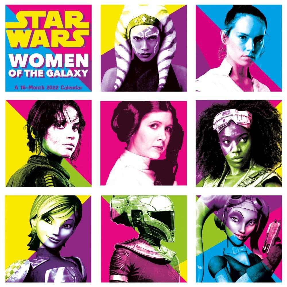 Star Wars Women of the Galaxy 2022 Wall Calendar - Calendars.com