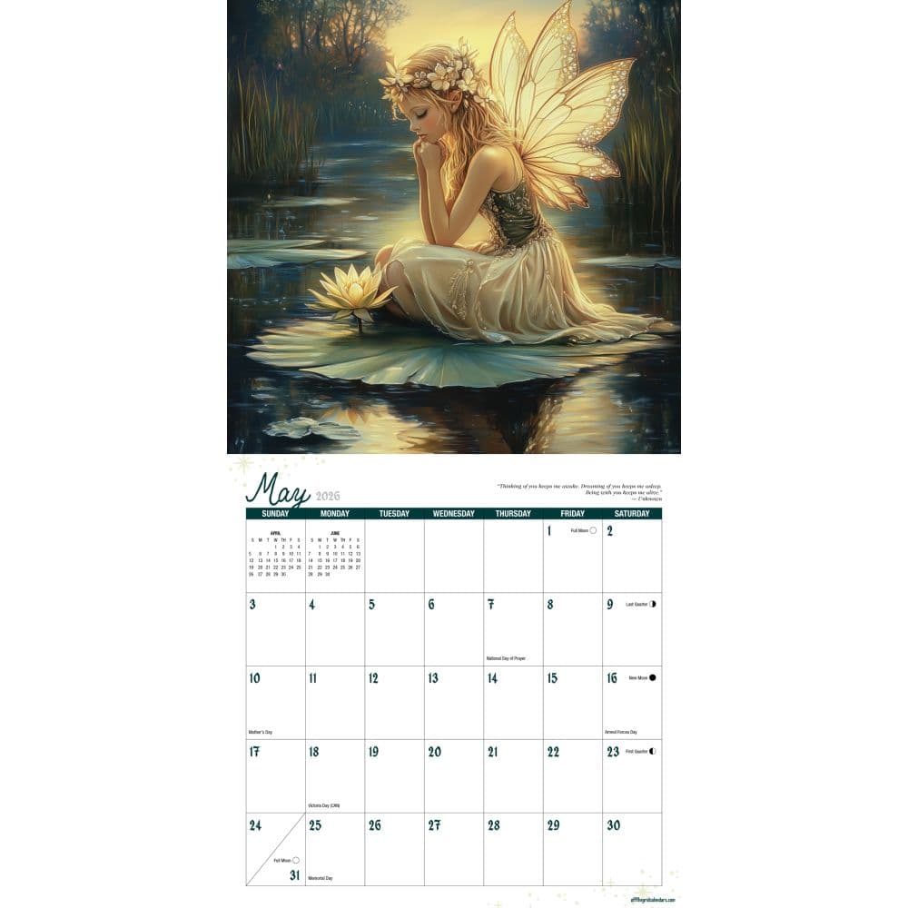 Fairy Tale 2026 Wall Calendar Second Alternate Image