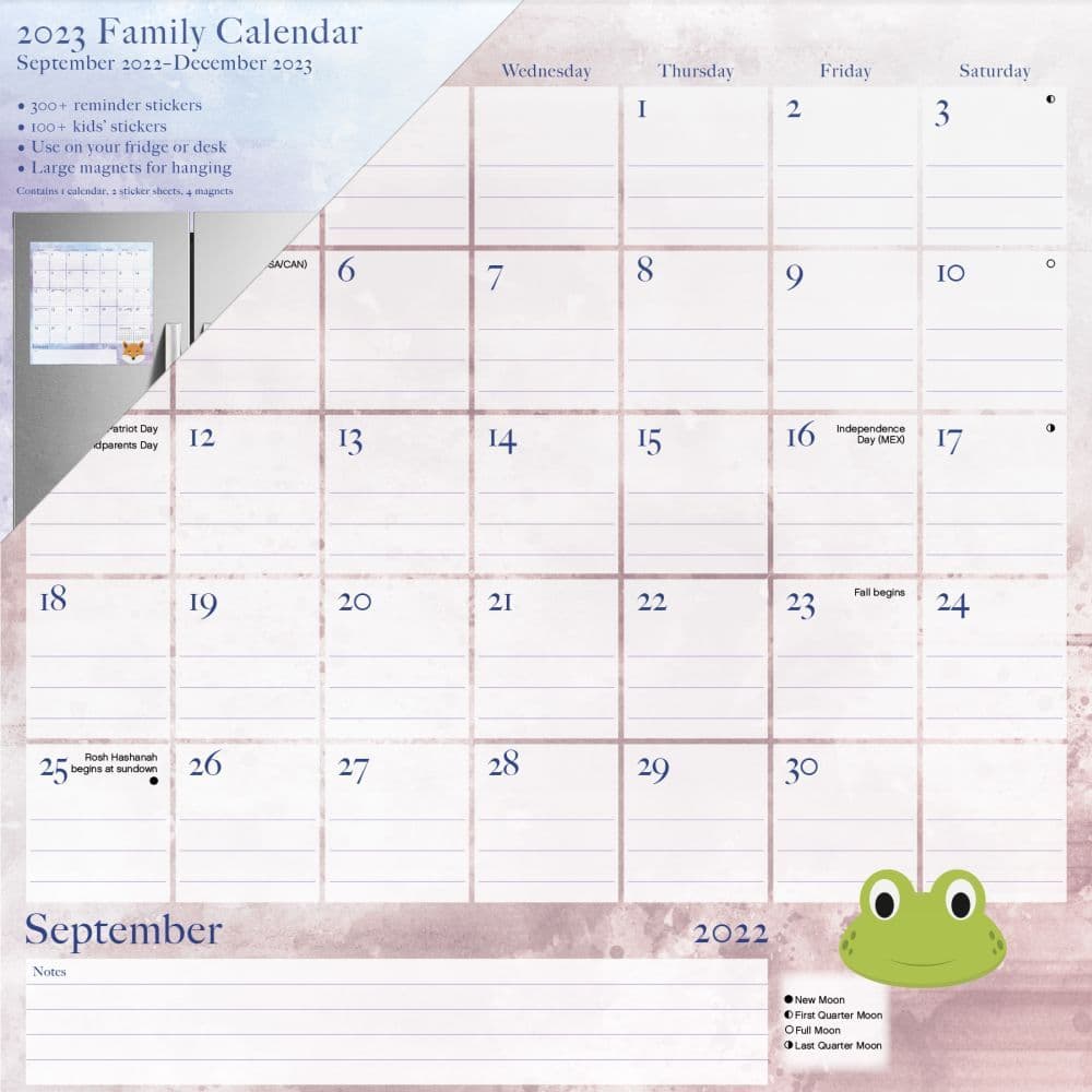 Calendar Magnets 2023 Animals Family 2023 Magnetic Wall Calendar - Calendars.com