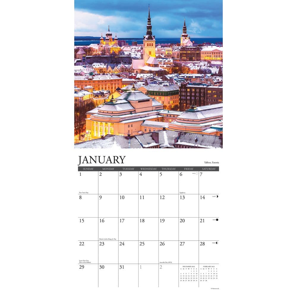 Europe 2023 Wall Calendar - Calendars.com