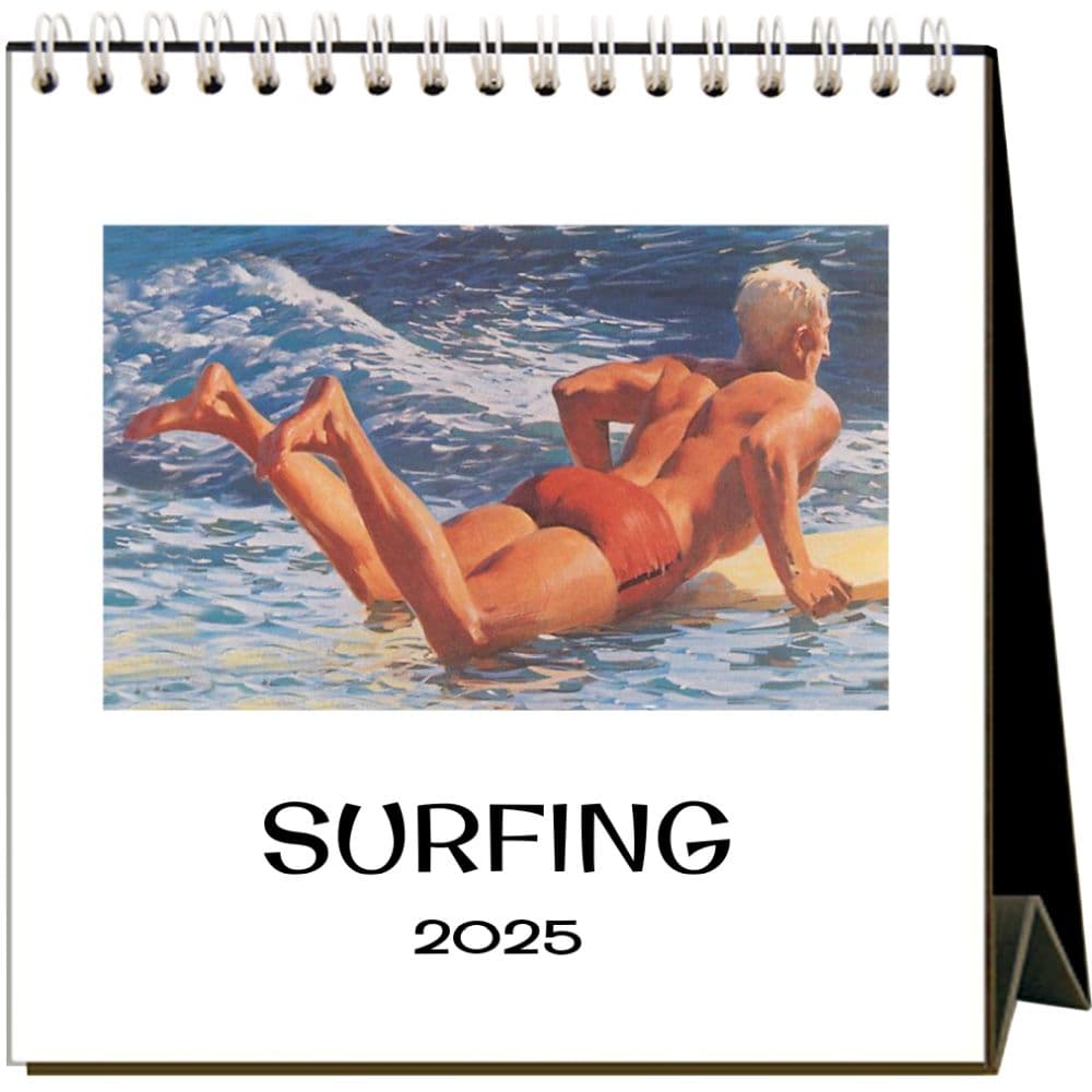 Surfing 2025 Easel Desk Calendar Main Image