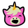 image Tiny Headed Sticker Unicorn Head First Alternate Image width=&quot;1000&quot; height=&quot;1000&quot;