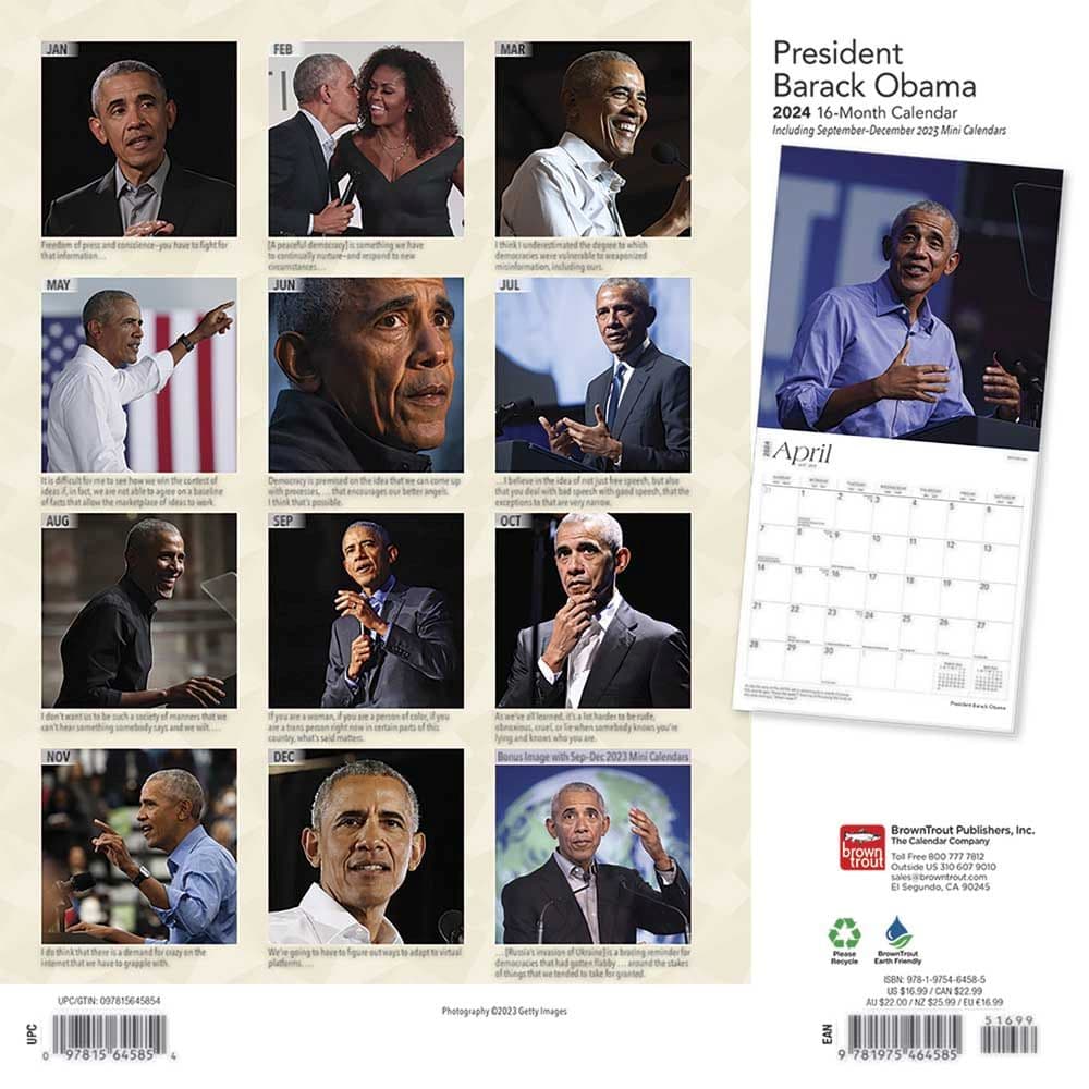 Obama President 2024 Wall Calendar First Alternate Image width=&quot;1000&quot; height=&quot;1000&quot;