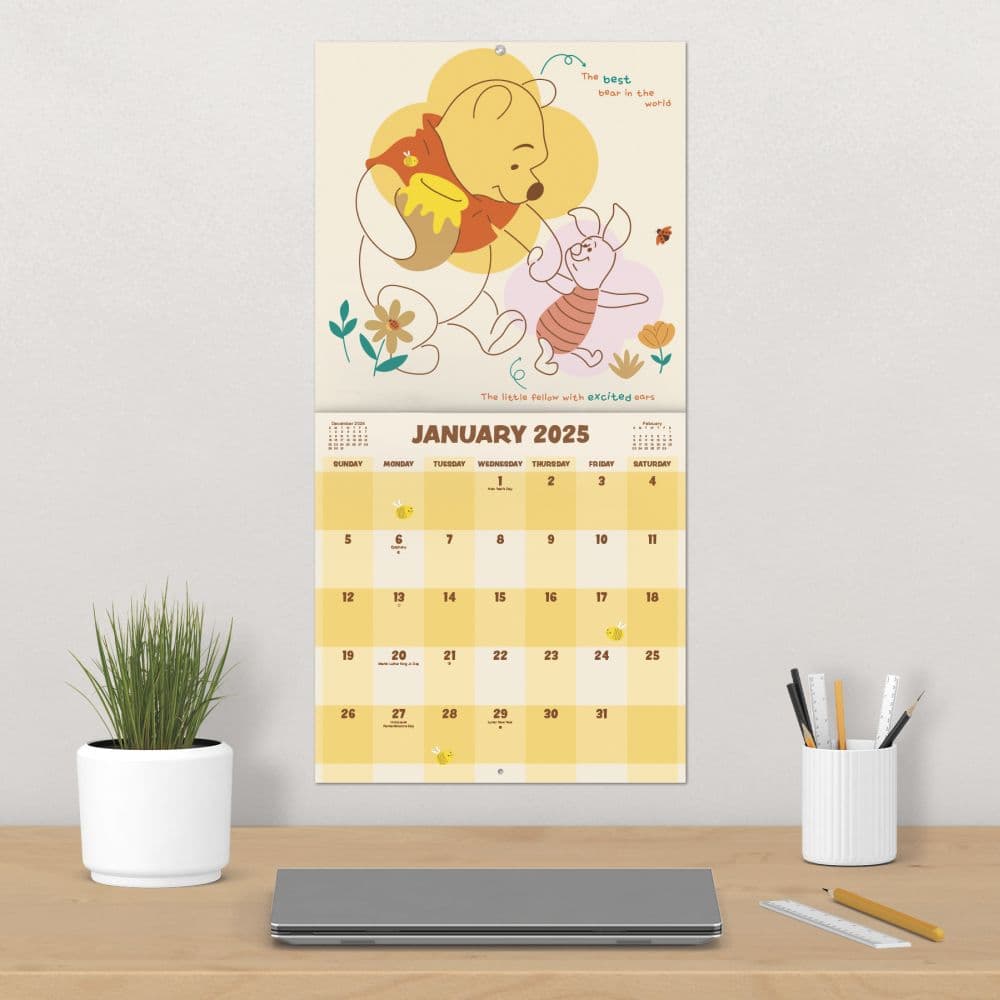 Winnie The Pooh 2025 Wall Calendar