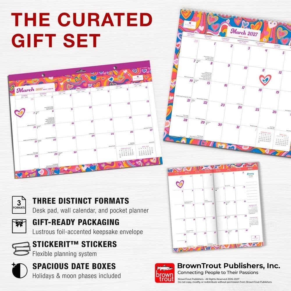 Turnowsky Nothing But Love 2027 Calendar Gift Collection Fifth Alternate Image