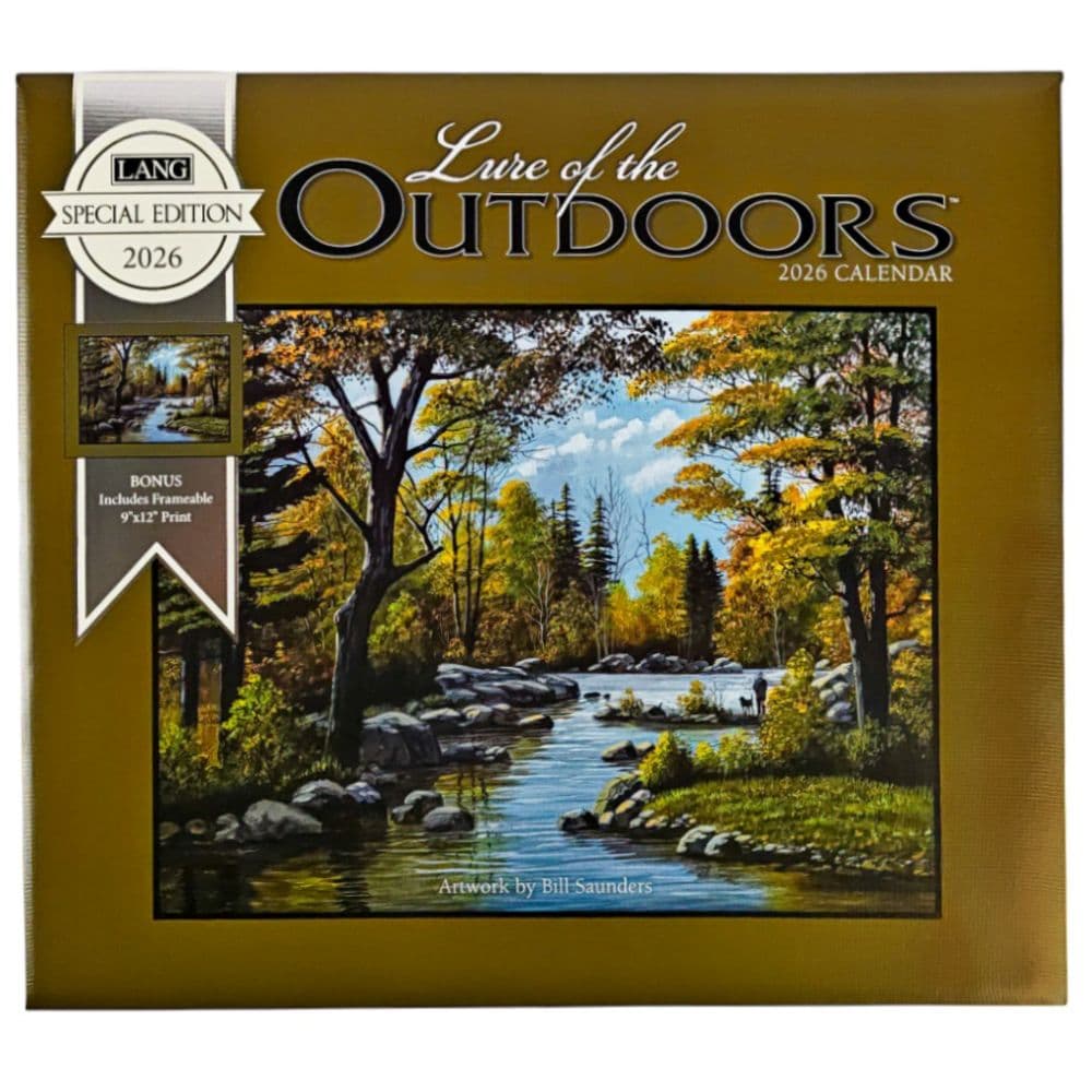 Lure of The Outdoors Special Edition 2026 Wall Calendar Main Product Image
