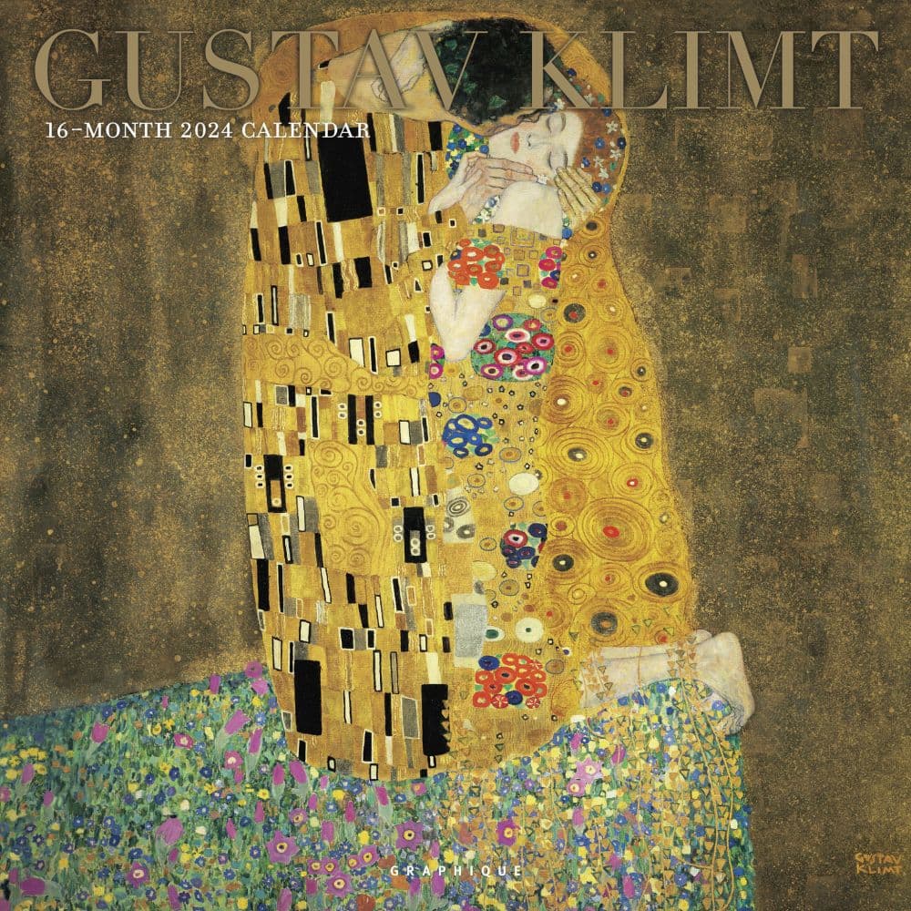 Calendrier 2024 Gustav Klimt - 15.5 x 18 cm