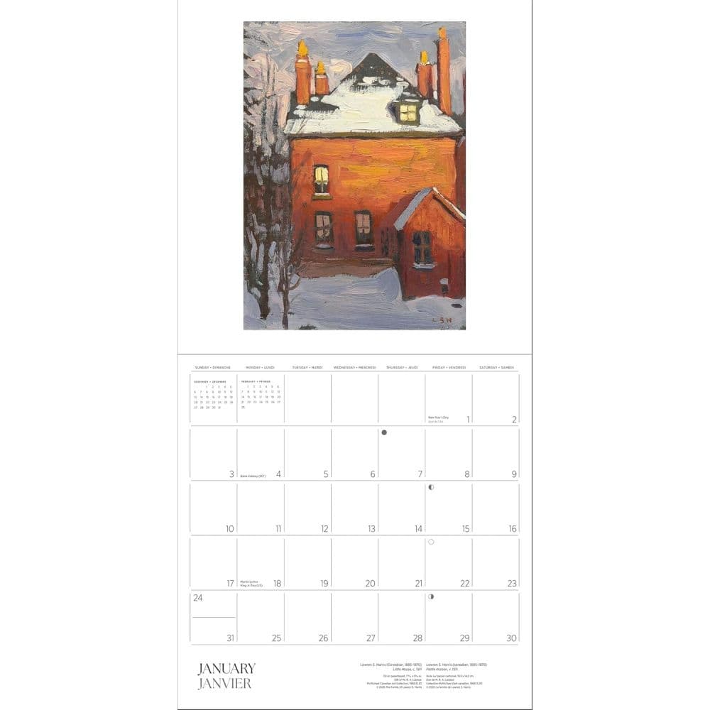 Lawren Harris 2027 Wall Calendar Second Alternate Image