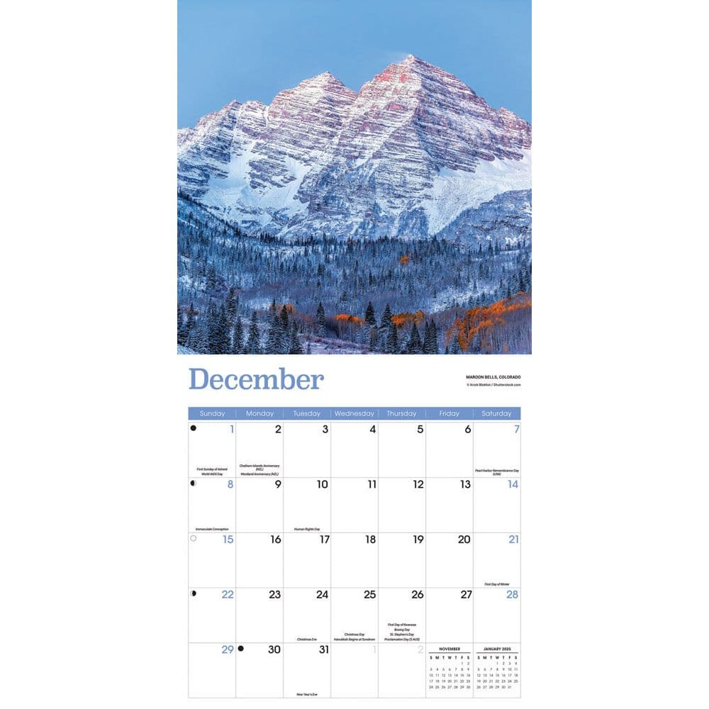 Seasons 2025 Wall Calendar